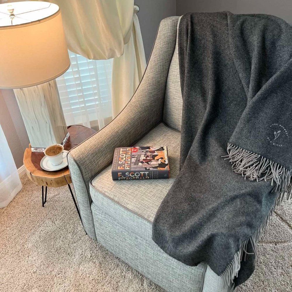 Mongolian 100% WOOL Blanket Throw